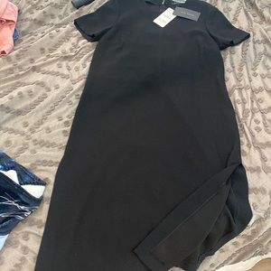 Zara Black Midi Dress - Sz L